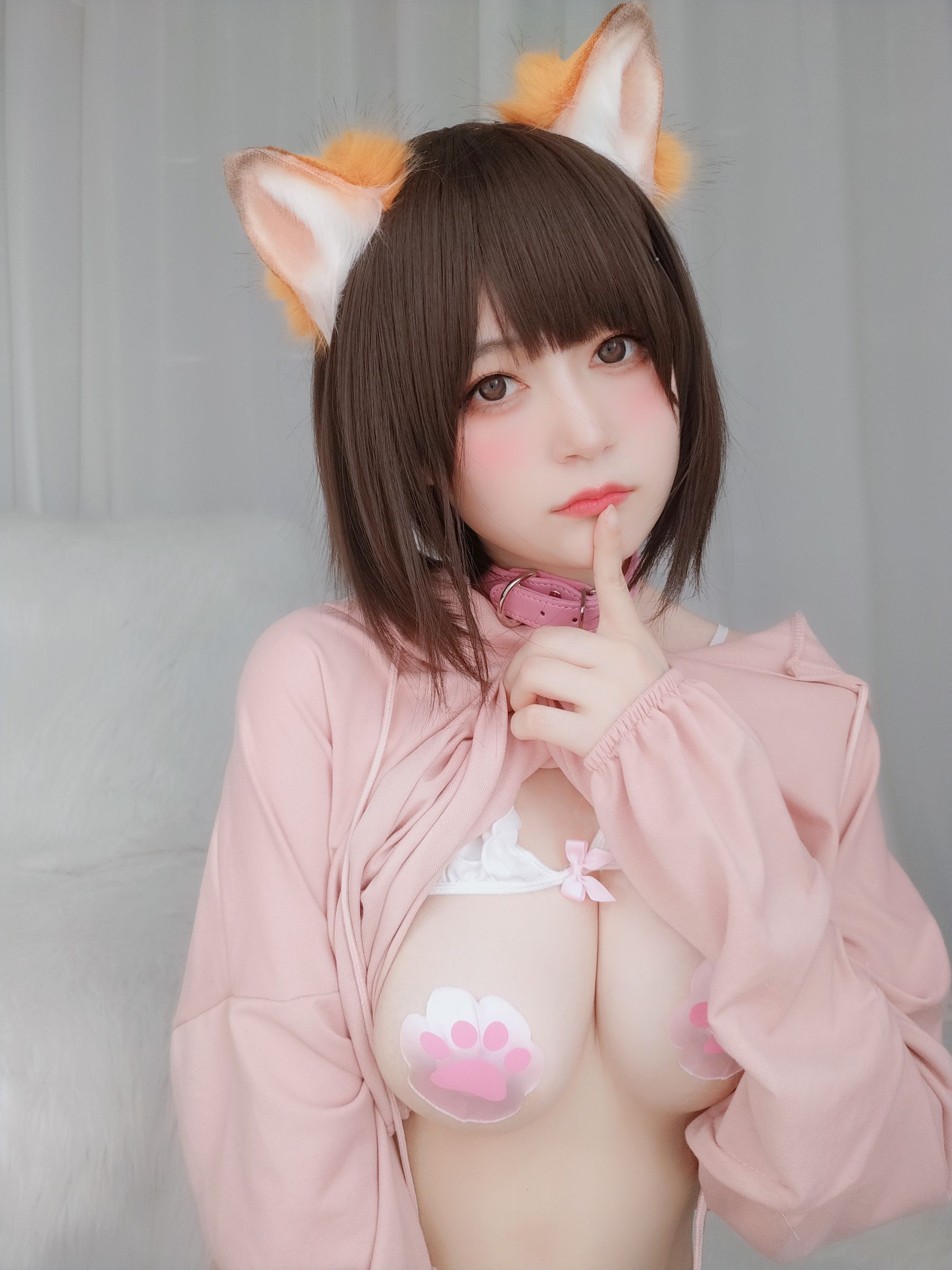 [COS写真]小姐姐白银81–粉红狐狸插图